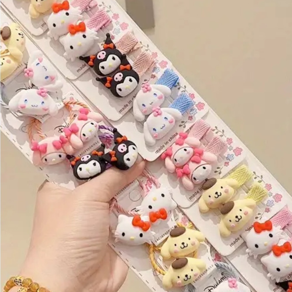 🩷🩷❤️🧡HELLO KITTY HAIR ACCESSORIES 🩷❤️🧡💛 - Picture 4 of 12